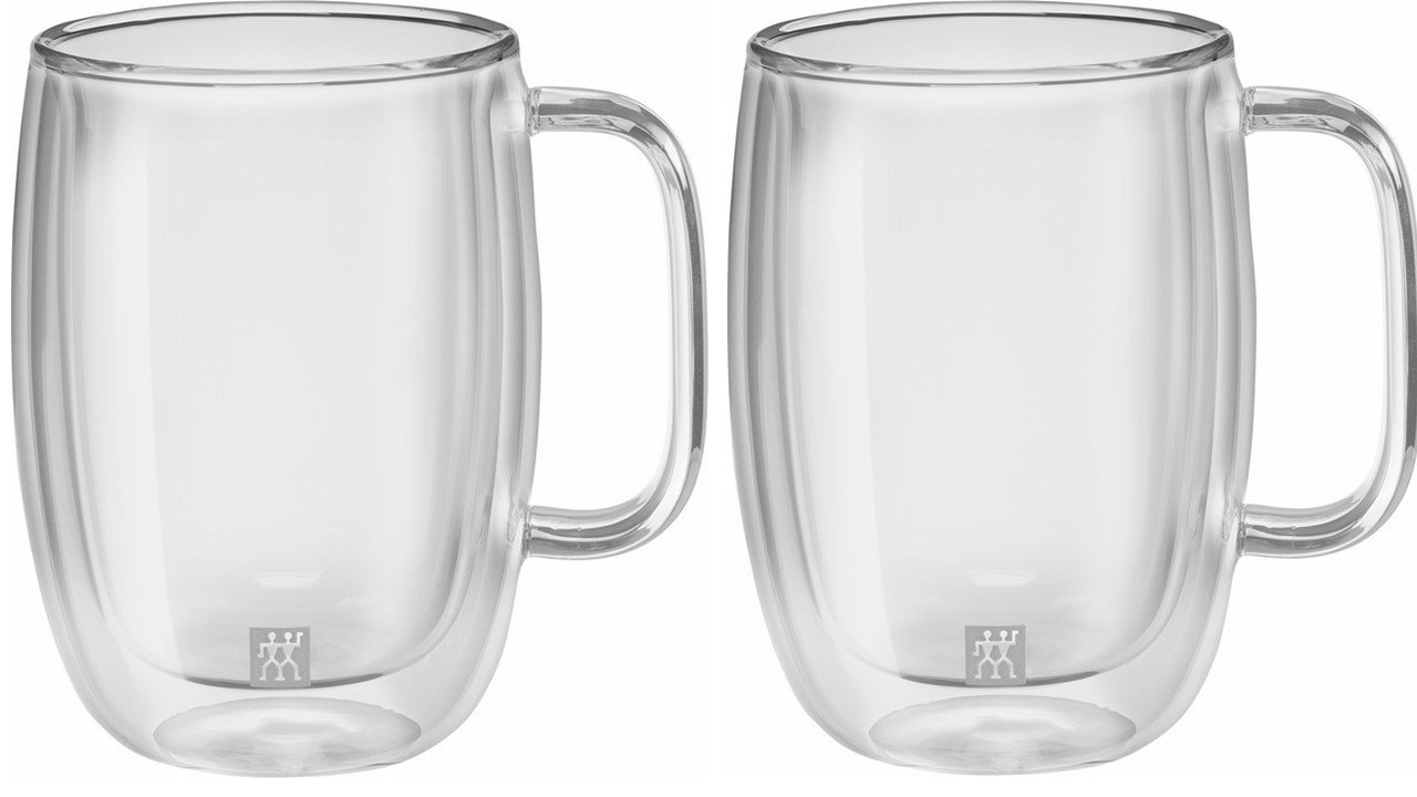 Zwilling Sorrento Plus dvoustěnná sklenice na latte macchiato, 450 ml, 2 ks 1003097