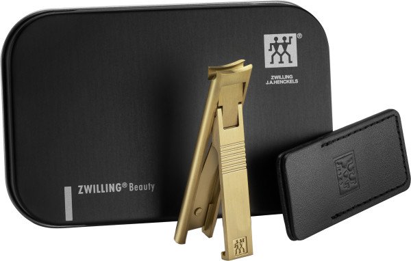 Zwilling Beauty Twinox Gold Edition štípátko na nehty v dárkovém pouzdře 42498-102