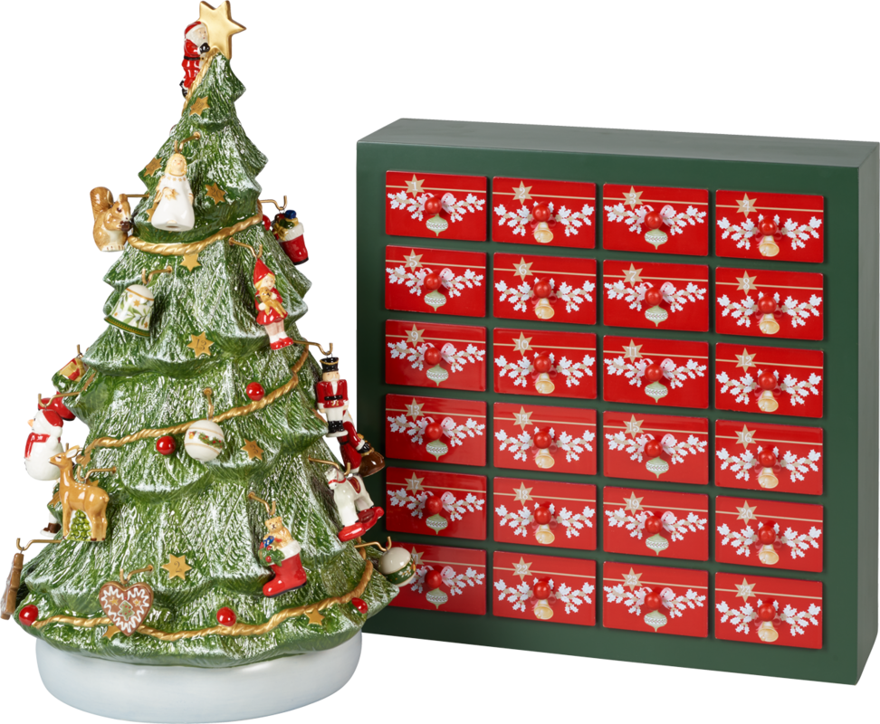Villeroy & Boch Christmas Toys Memory adventní kalendář, stromek, 53 cm 14-8602-9598