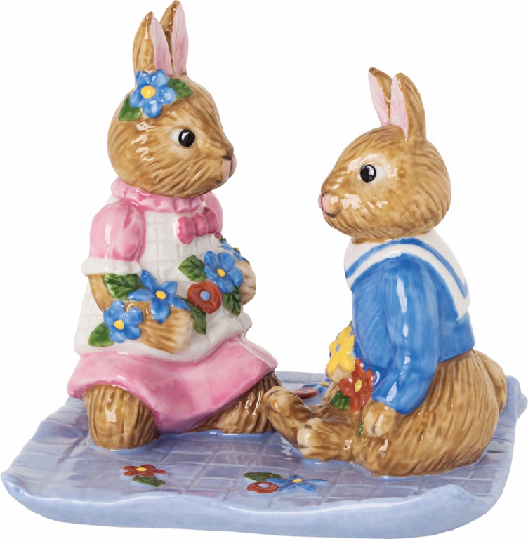 Villeroy & Boch Bunny Tales velikonoční dekorace, zajíčci na pikniku 14-8662-6333
