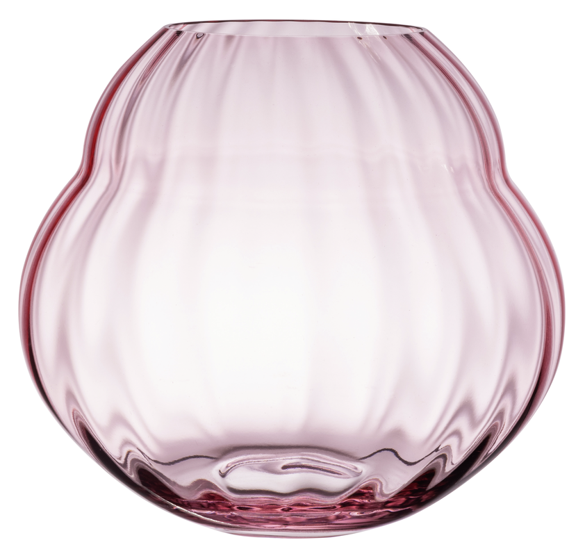 Villeroy & Boch Skleněná váza / svícen Rose Garden, růžová, 17 cm 10-4288-5411