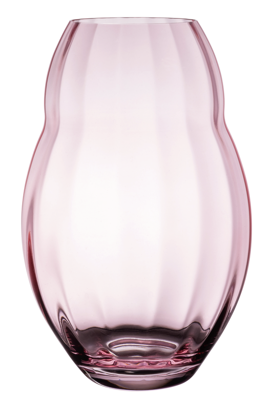 Villeroy & Boch Skleněná váza Rose Garden, růžová, 20 cm 10-4288-5410