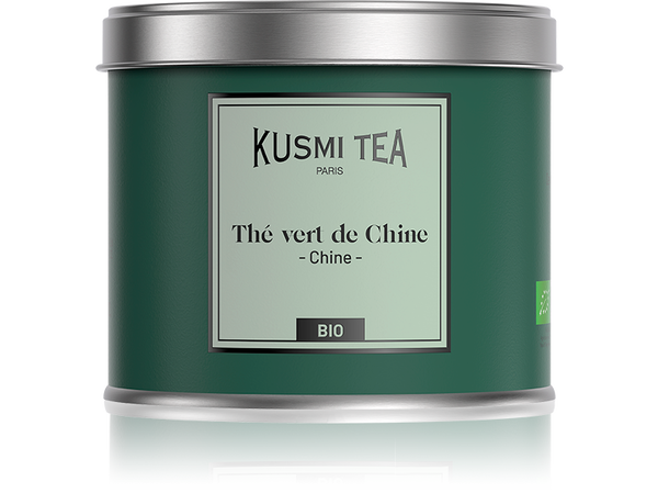 Kusmi Tea Sypaný zelený čaj Chinese green tea Bio, kovová dóza 100 g 21627A1070