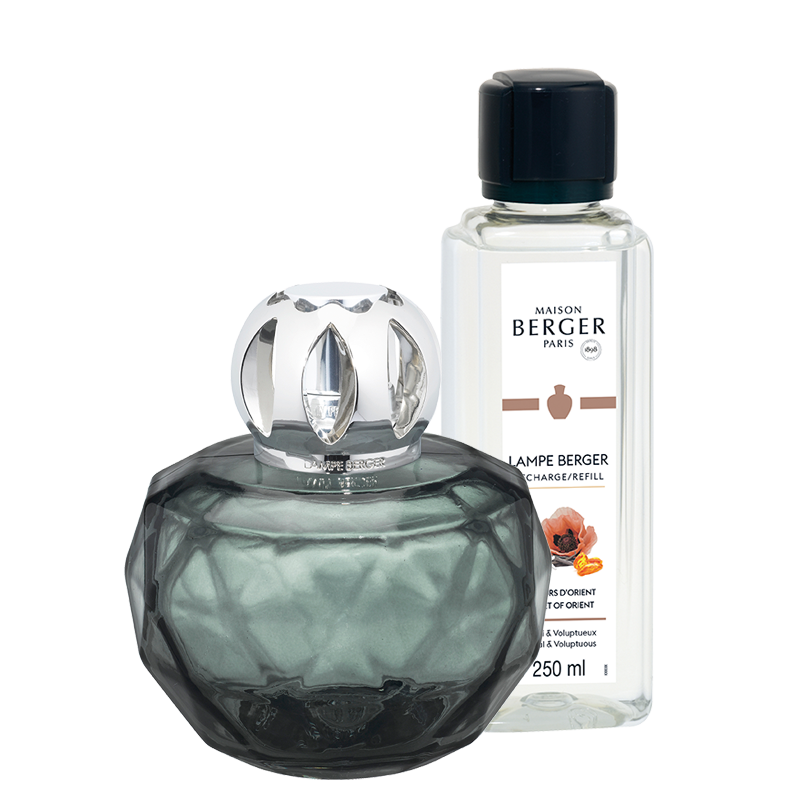 Maison Berger Paris Dárková sada: katalytická lampa Adagio + Samet z Orientu, 250 ml, zelená 4753