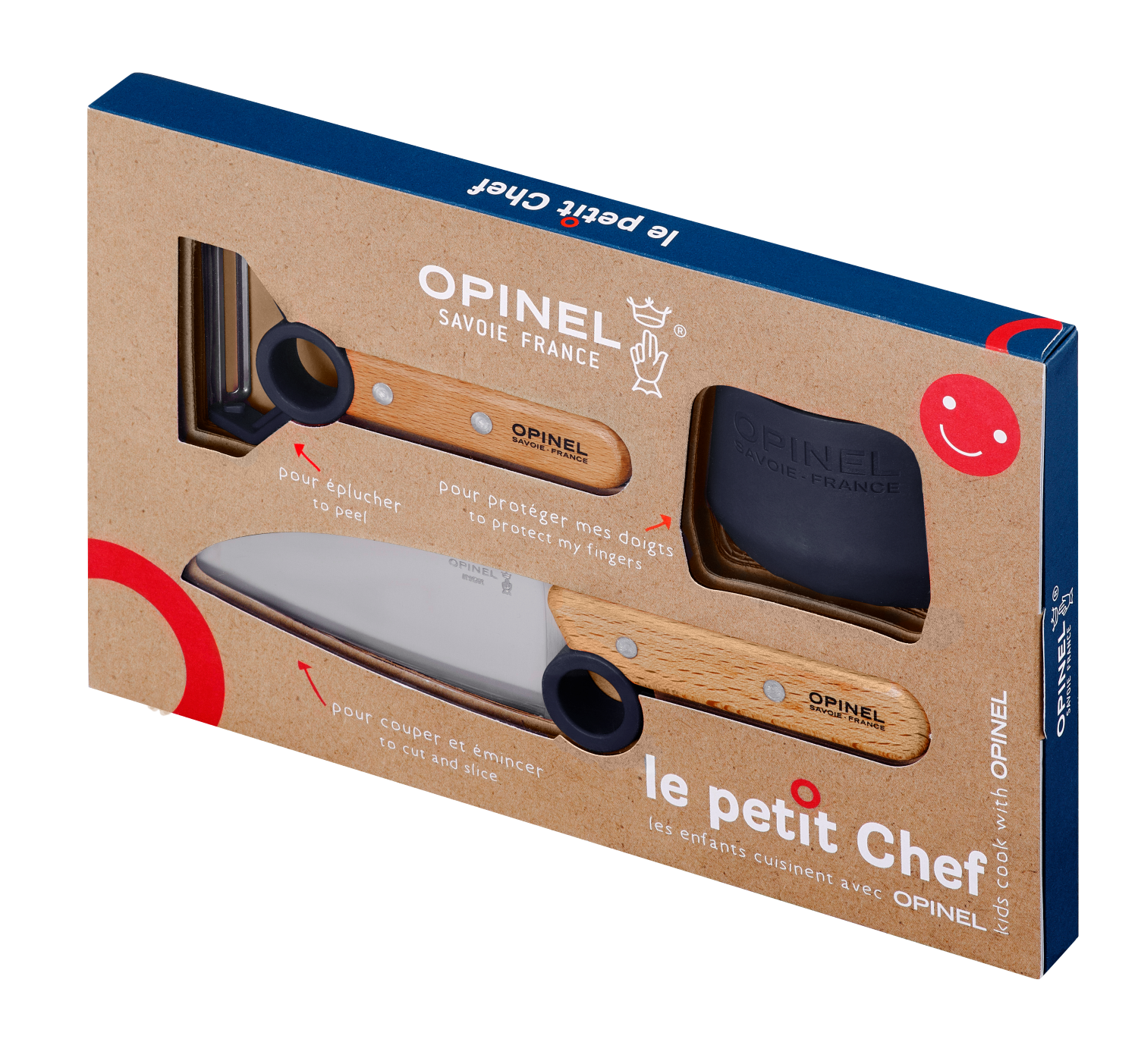 Opinel Dětská kuchařská sada le petit Chef, modrá 002605
