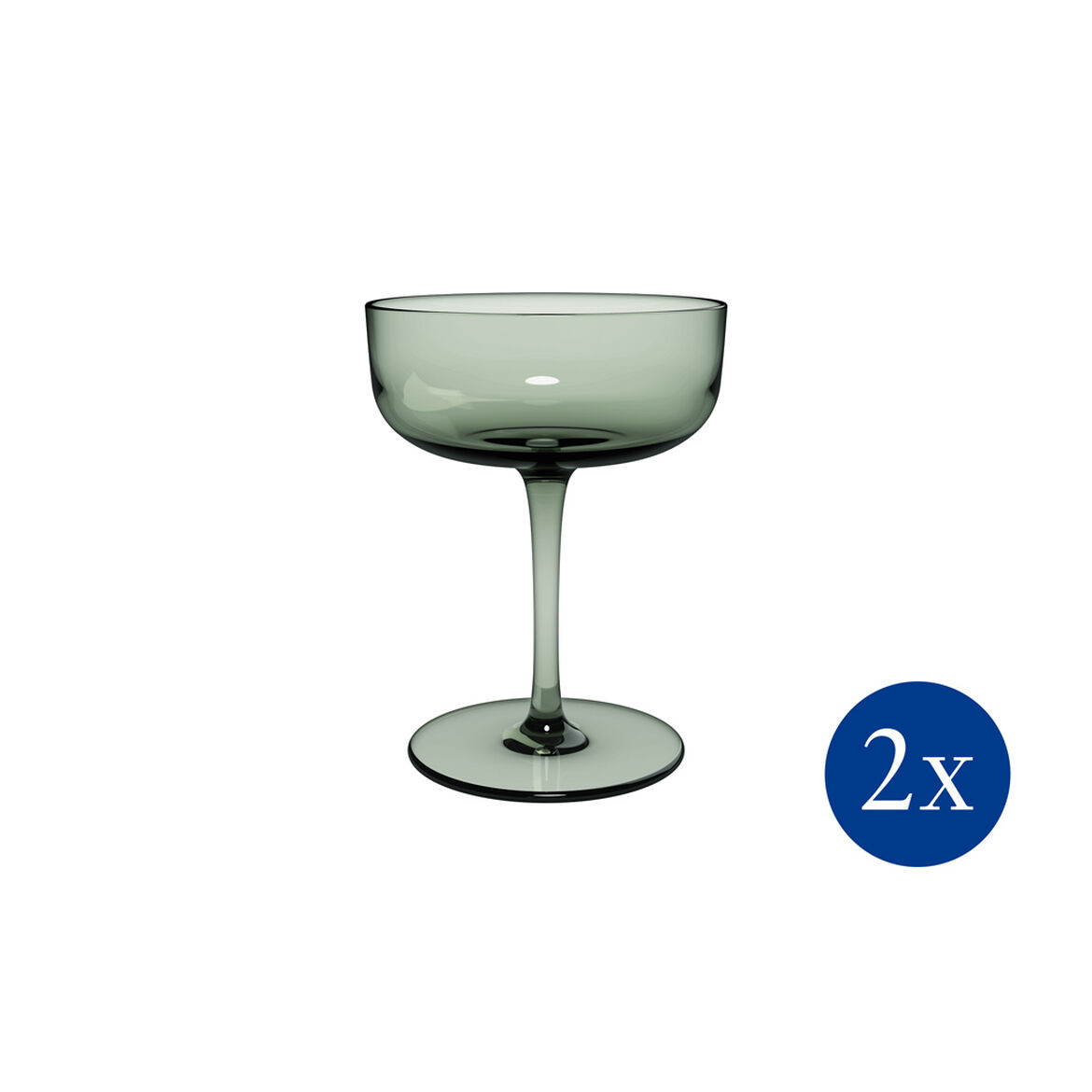Villeroy & Boch Pohár na šampaňské / dezerty Like Sage, 100 ml, 2 ks 19-5177-8210