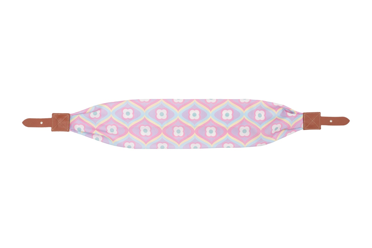 Polarbox Látkový popruh Classic, vzor Retro, ružová PLBSTRAP9330