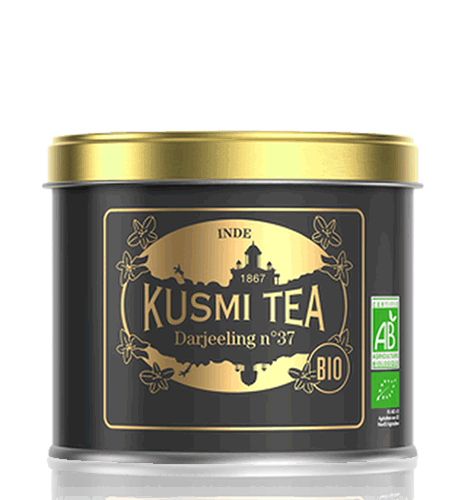 Kusmi Tea Sypaný černý čaj Darjeeling N°37 Bio, kovová dóza 100 g 21613A1070