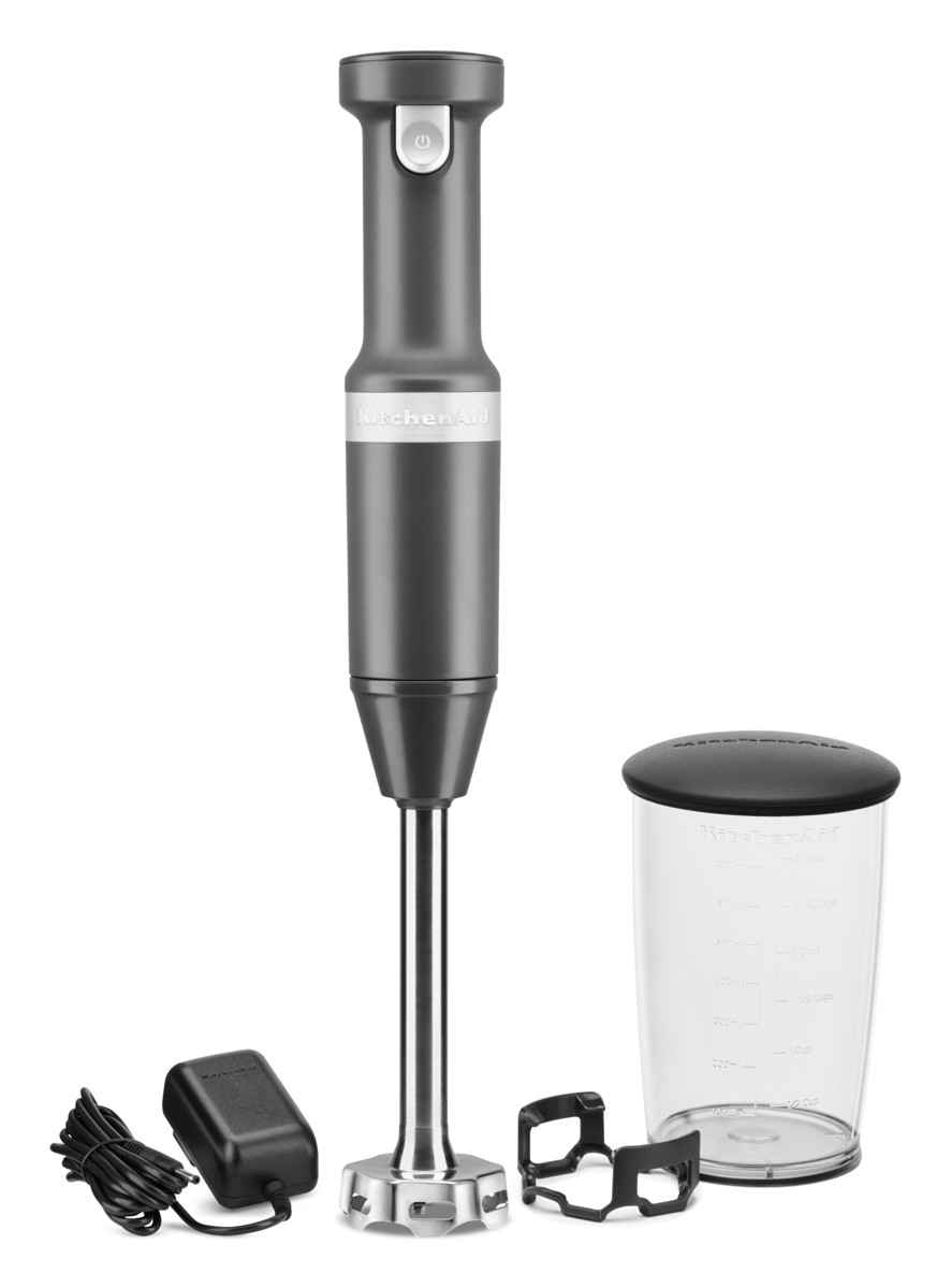 KitchenAid Bezdrátový tyčový mixér 5KHBBV53, tmavě šedá  5KHBBV53EDG