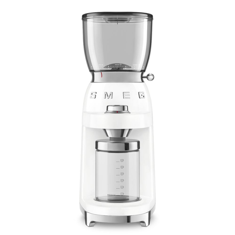 Smeg Mlýnek na kávu 50´s Retro Style CGF11, bílý CGF11WHEU