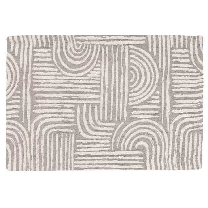Sander Žakárová prostírka Arcus, 35 x 50 cm, silver grey 521564-21