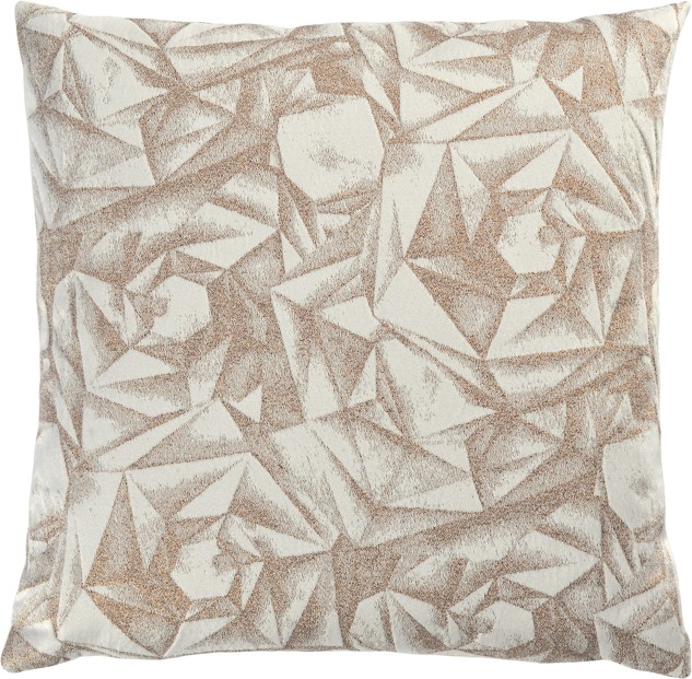 Sander Žakárový povlak na polštář Diamanti, 50 x 50 cm, ecru/copper 885088-33