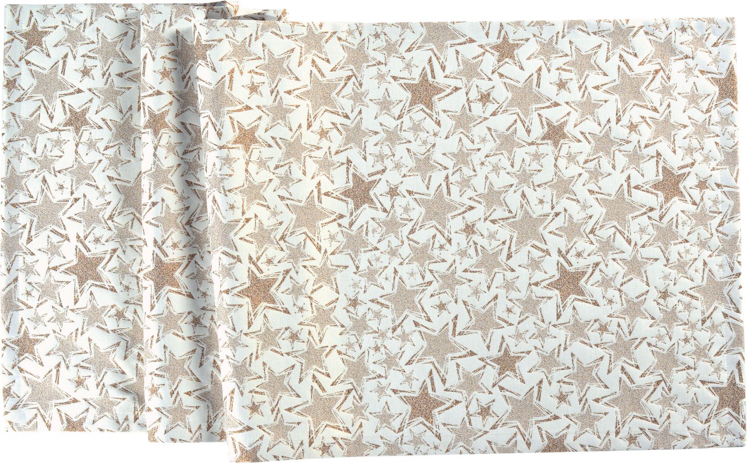 Sander Ubrus Stelle s motivem hvězd, 130 x 170 cm, ecru / copper 885113-33