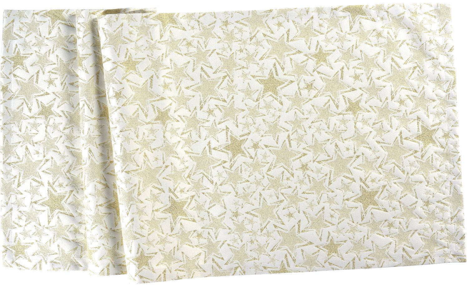Sander Ubrus Stelle s motivem hvězd, 150 x 250 cm, ecru / gold 885117-07