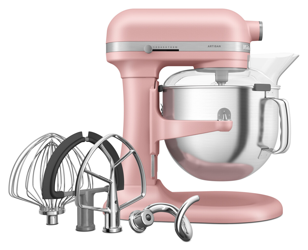 KitchenAid Kuchyňský robot Artisan 5KSM70SHX, se zvedací mísou 6,6 l, matná růžová 5KSM70SHXEDR