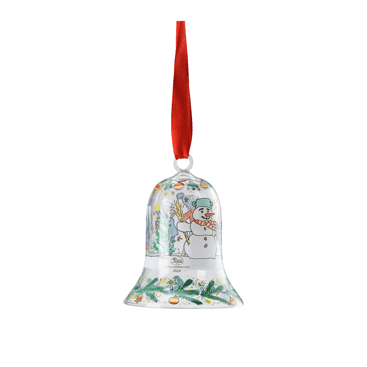 Rosenthal Skleněná ozdoba na stromeček Zvonek, Vánoční světýlka, 7 cm 02251-722919-49705