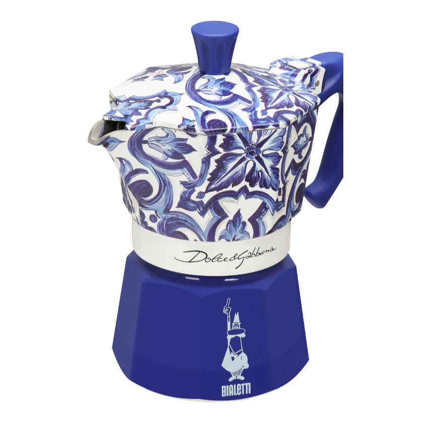 Bialetti Konvička Moka Express, Blue Mediterraneo, 3 porce 990005345