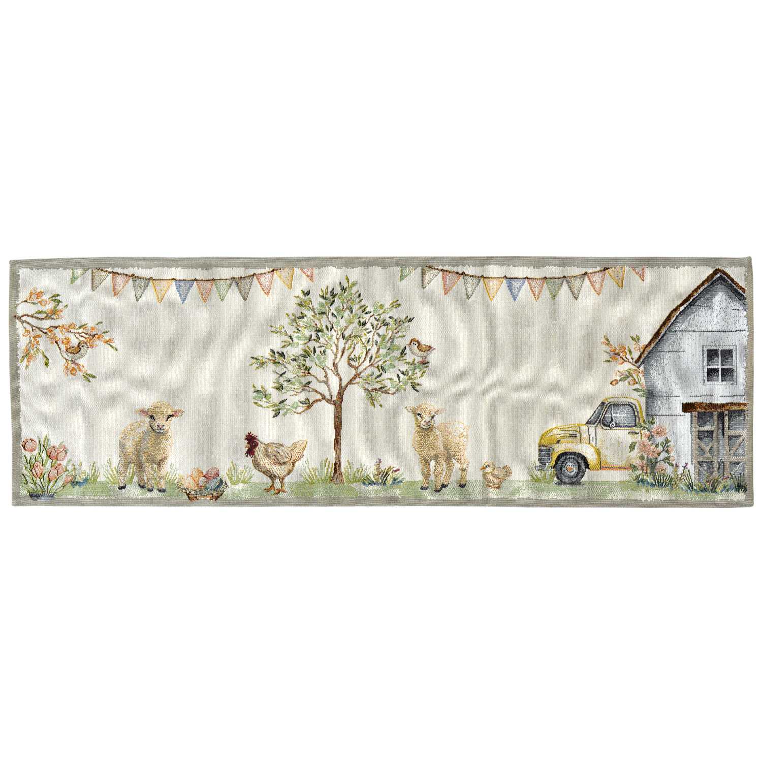Sander Gobelínový běhoun na stůl The Farm, 32 x 96 cm 601668-40