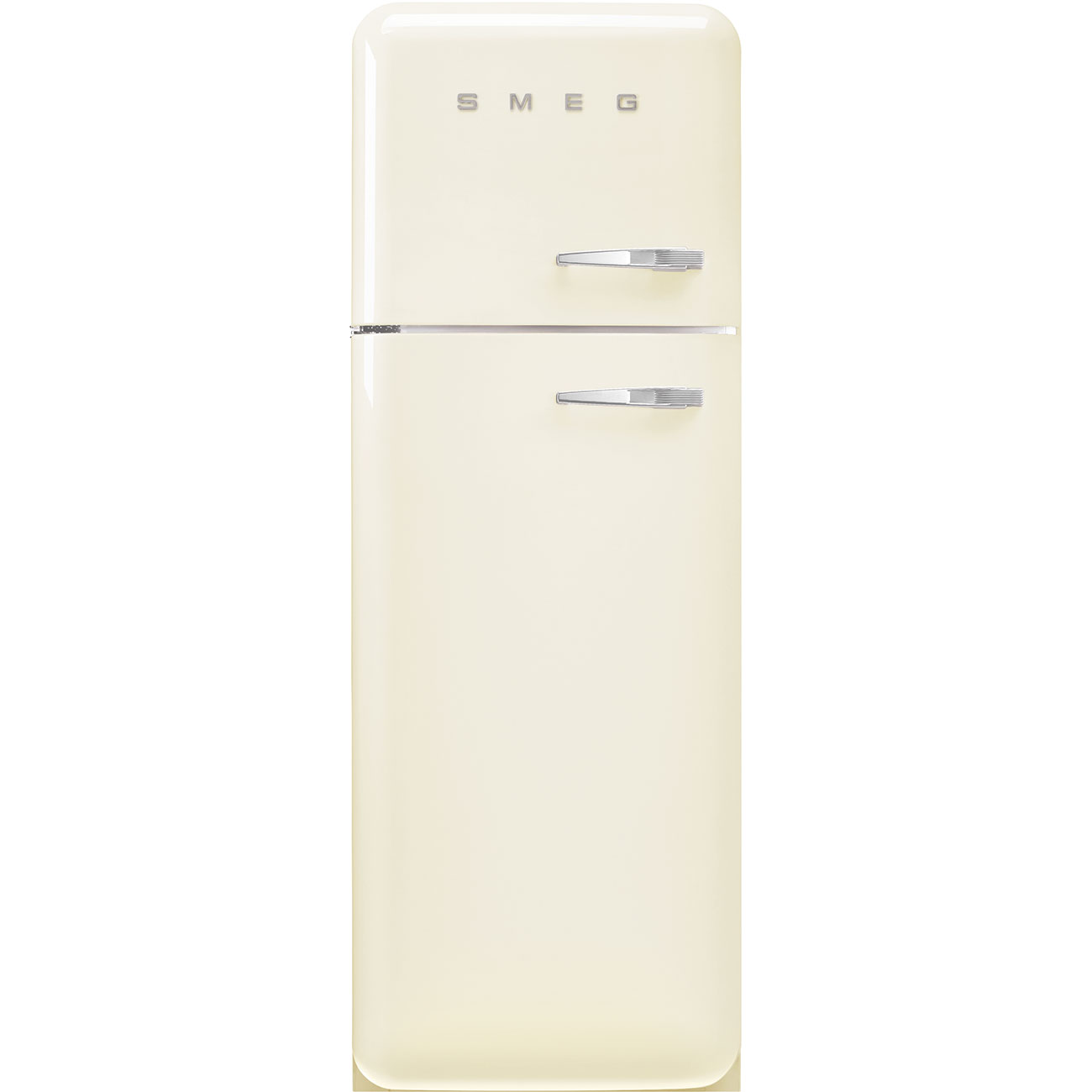 Smeg Kombinovaná lednice s mrazákem nahoře 50's retro style, FAB30, 172x60cm, levé otvírání, krémová  FAB30LCR6
