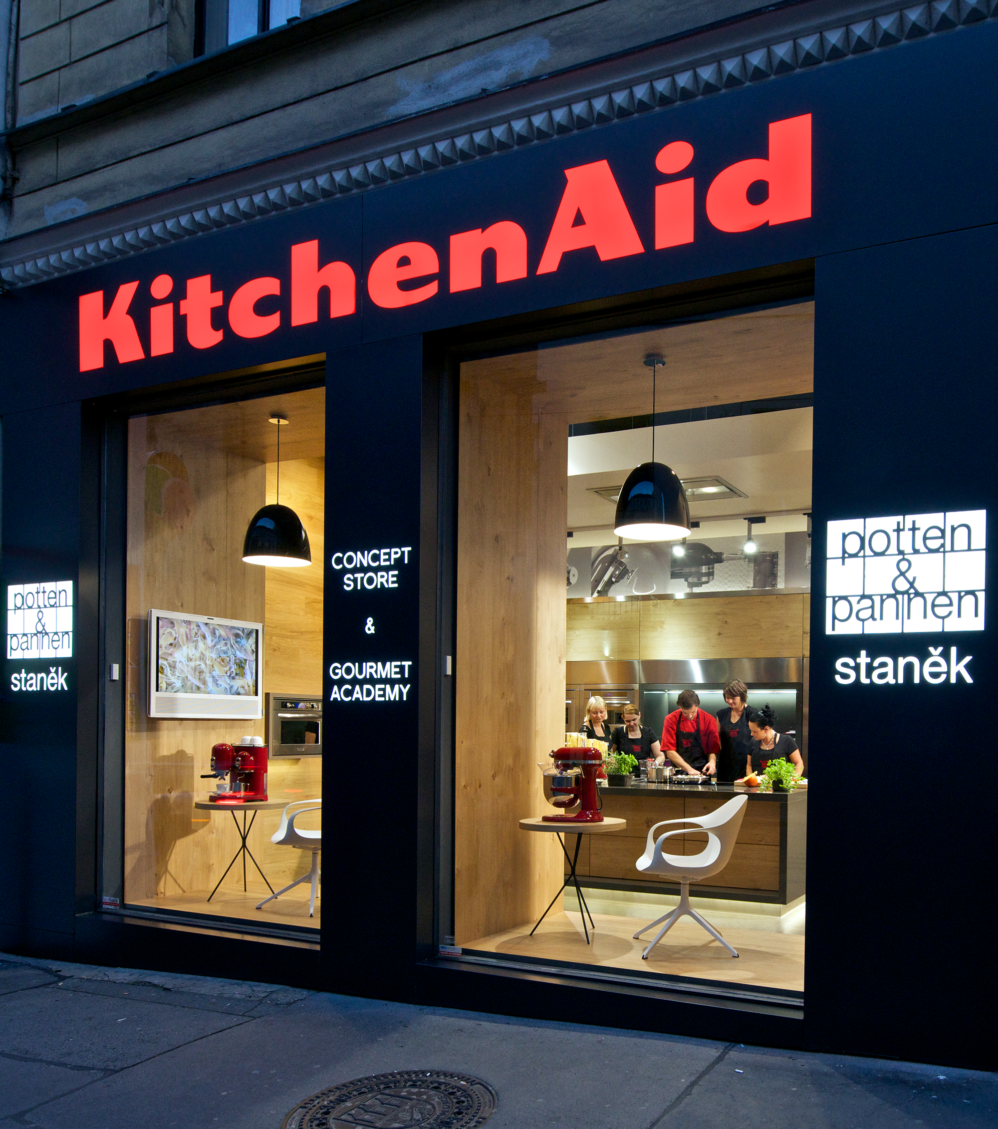 prodejna Potten & Pannen – Staněk KitchenAid Concept Store
