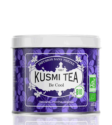 Značka Kusmi Tea - Kusmi Tea Sypaný bylinný čaj Be Cool Bio, kovová dóza 90 g 21654A1070