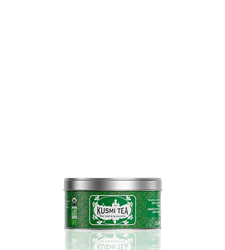 Kusmi Tea Sypaný zelený čaj Spearmint green tea Bio, kovová dóza 25 g 21651A1030