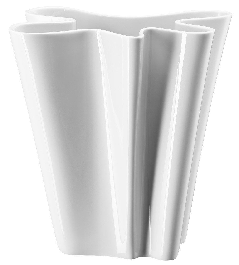 Rosenthal Porcelánová váza Flux, biela, 26 cm 14259-800001-26026