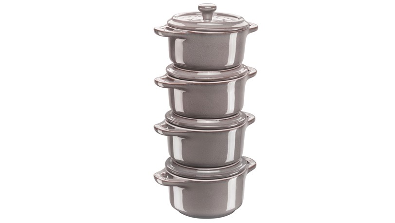 Staub Sada 4 keramických foriem Mini Cocotte , Ø 10 cm