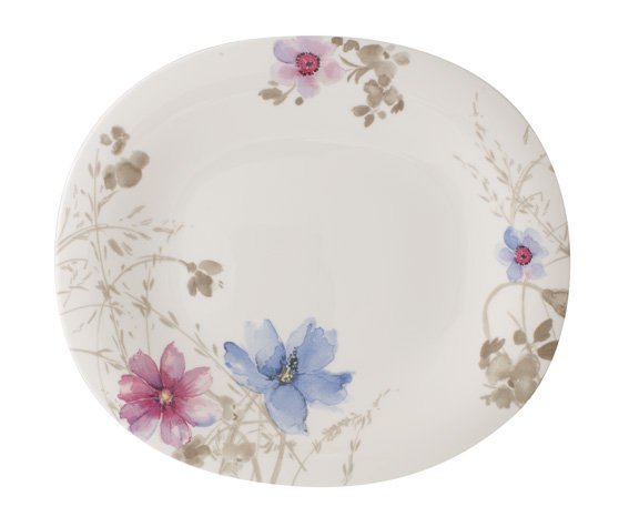 Villeroy & Boch Mariefleur Gris oválny jedálenský tanier, 29 x 25 cm 10-4104-2611