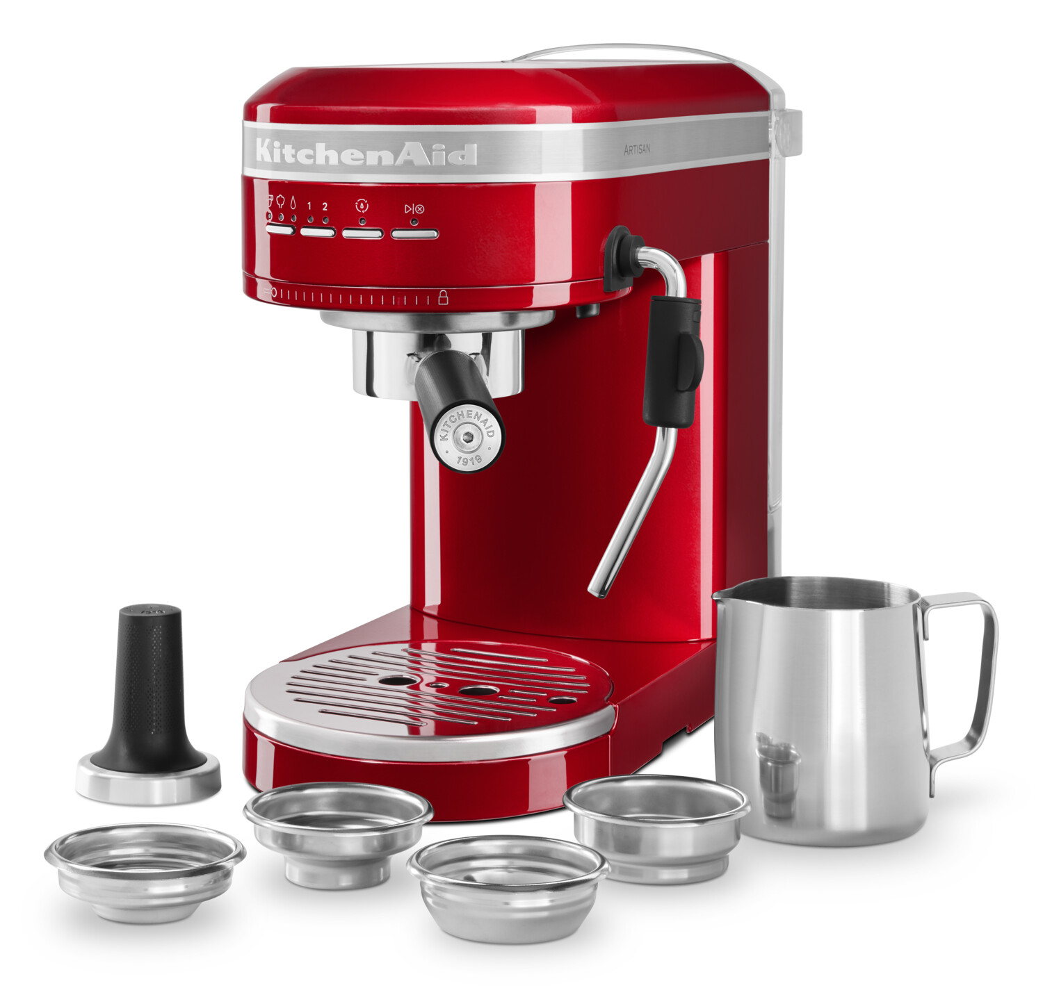 KitchenAid Automatický kávovar Artisan 5KES6503 červená metalíza 5KES6503ECA