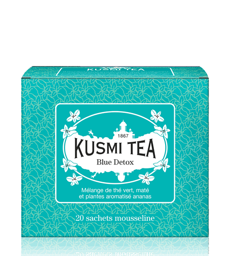 E-shop Kusmi Tea Porciovaný zelený čaj Blue Detox, 20 vrecúšok BLUE20S
