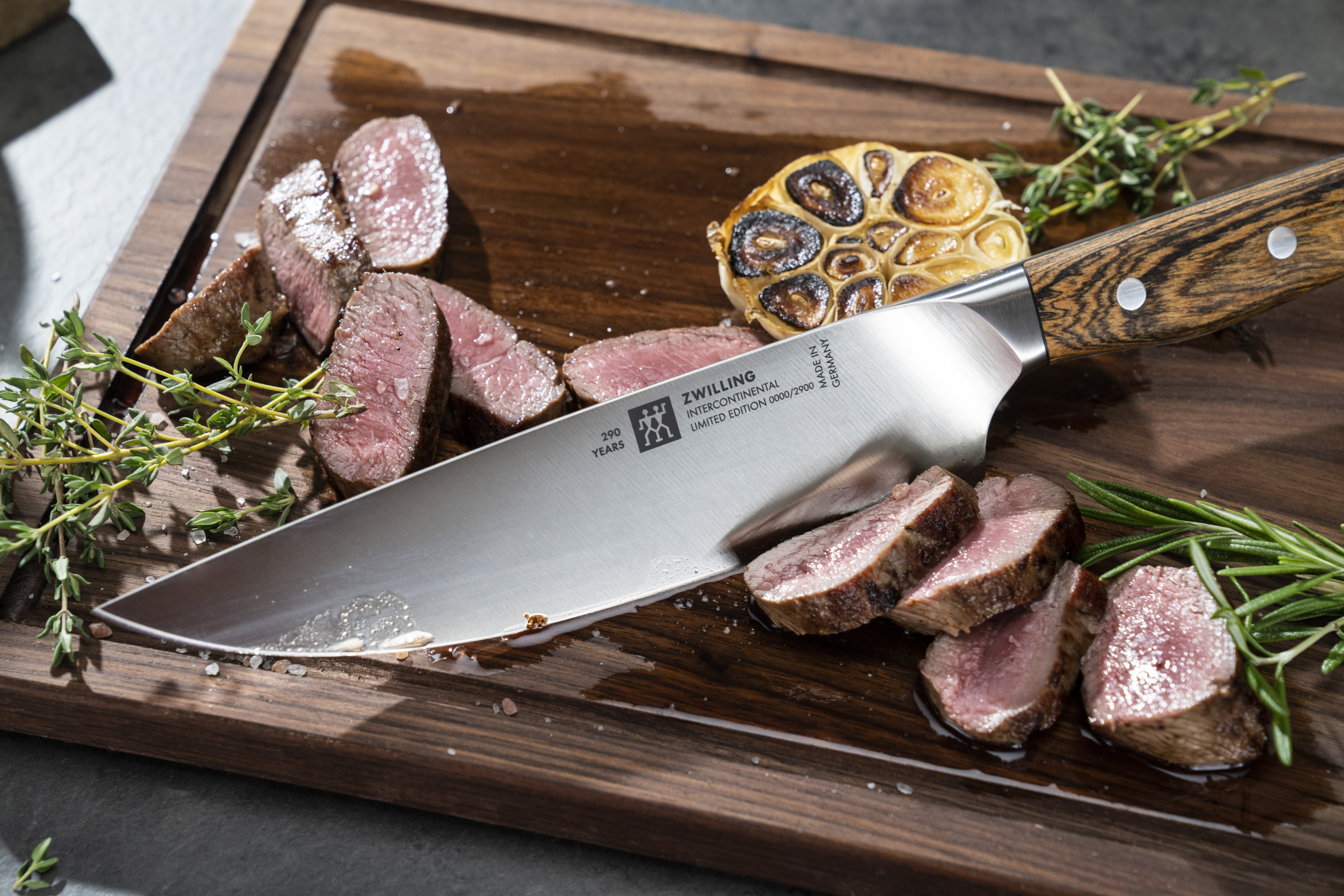 Zwilling Intercontinental nůž kuchařský limitovaná edice k 290 letému výročí, dřevo Bocote ( Palisandr )